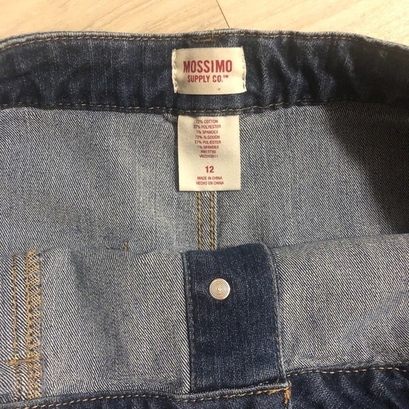 Mossimo‎ Button Down 90s Blue Denim Midi Skirt - Picture 6 of 6